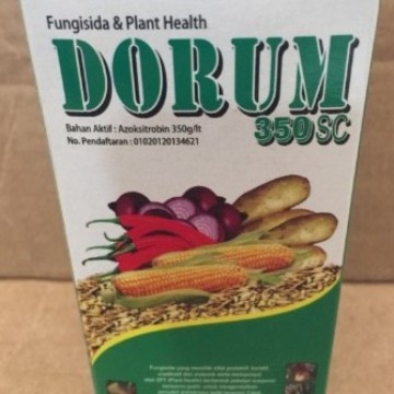 DORUM 350SC 80 Ml AZOKSITROBIN fungisida ZPT penyubur sistemik