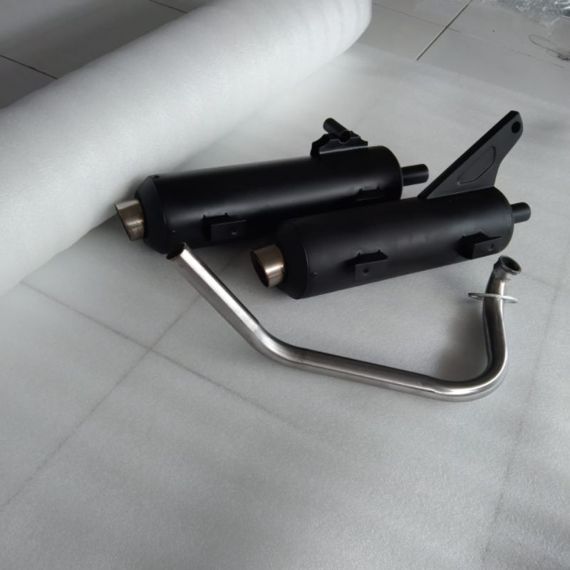 Knalpot copy CMS suara ngebas adem Gerung bass no mber mber beat Scoopy Mio Vario 110 125 150 Genio 