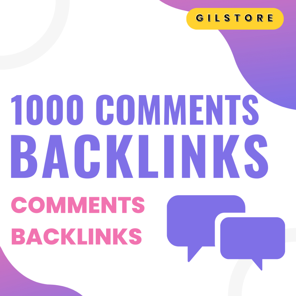 1000 Backlink Blog Komentar - Blog Comments Backlink