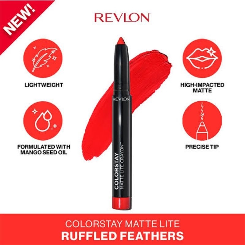 Revlon Matte Lite crayon Lipstick Lipstik