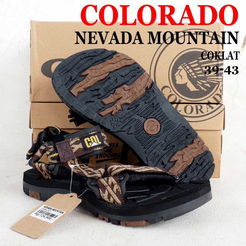 Sandal COLORADO - Sandal Gunung ARIZONA KING & NEVADA MOUNTAIN - 39-43 - Sepatu sandal pria  - Sanda