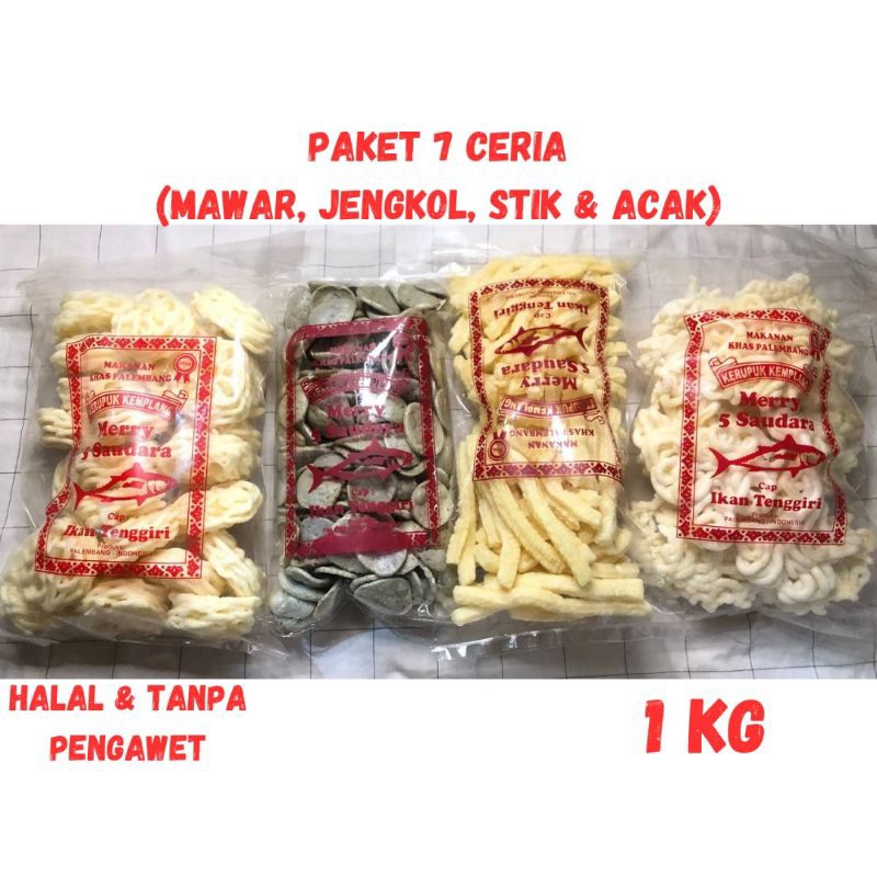 

PAKET 7 CERIA (MAWAR, JENGKOL, STIK & ACAK) 1 KG