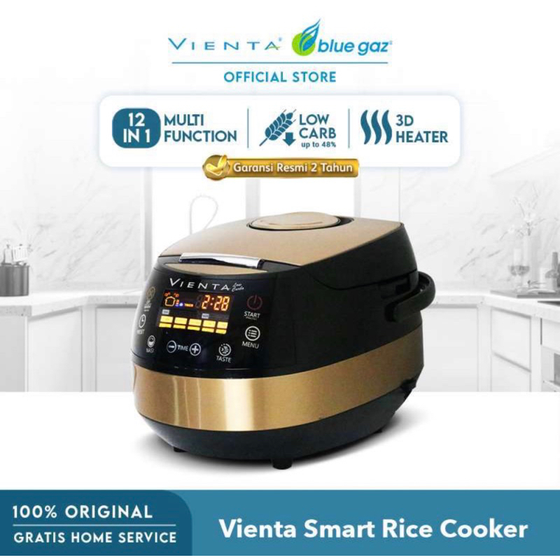 Rice Cooker Smart cooker vienta Low Carbo Penanak Nasi Rendah Gula