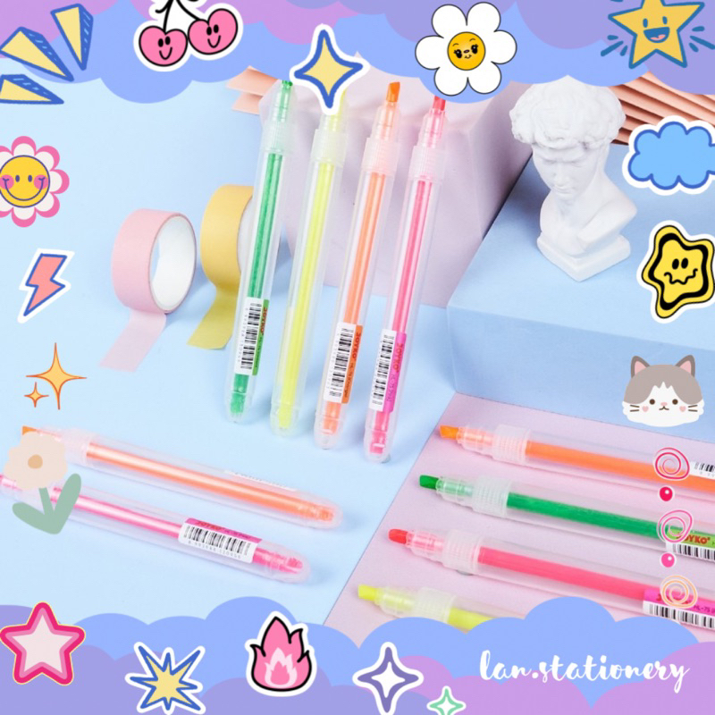 

JOYKO HIGHLIGHTER HL 70-73 / Penanda Textliner Warna Warni Murah Dan Berkualitas