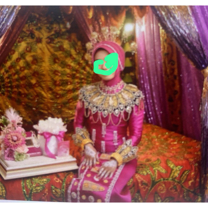 baju pengantin adat galenggo nikahan nikah gorontalo wanita bs request