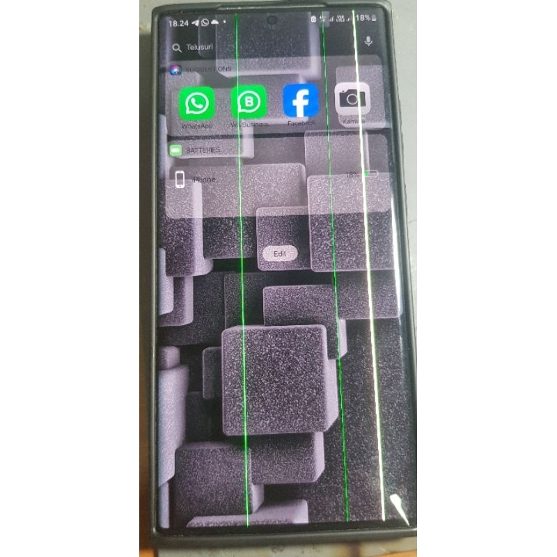 LCD SAMSUNG Cabutan Note 20 ultra minus