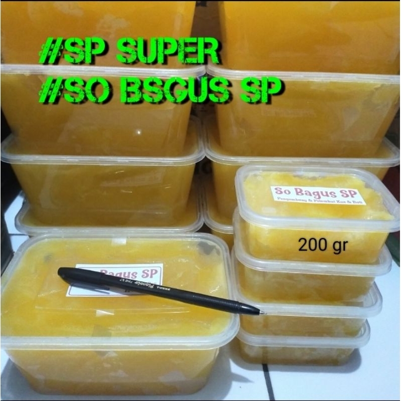 

Pengembang kue 200 gr/ Pelembut kue/ So Bagus SP/ So Bagus SP/ SP Super