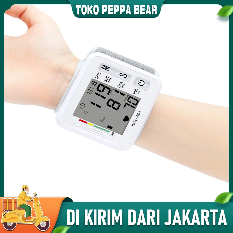 Monitor tekanan darah elektronik jenis lengan manset rumah deteksi asli meteran tekanan darah alat u