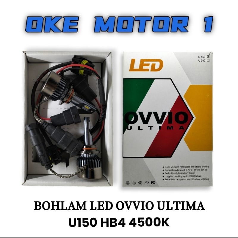 BOHLAM/LAMPU LED MOBIL BM1 OVVIO ULTIMA U150 HB4 4500K