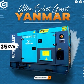 Genset Silent | 35 KVA | Genset Diesel Yanmar Ultra Silent
