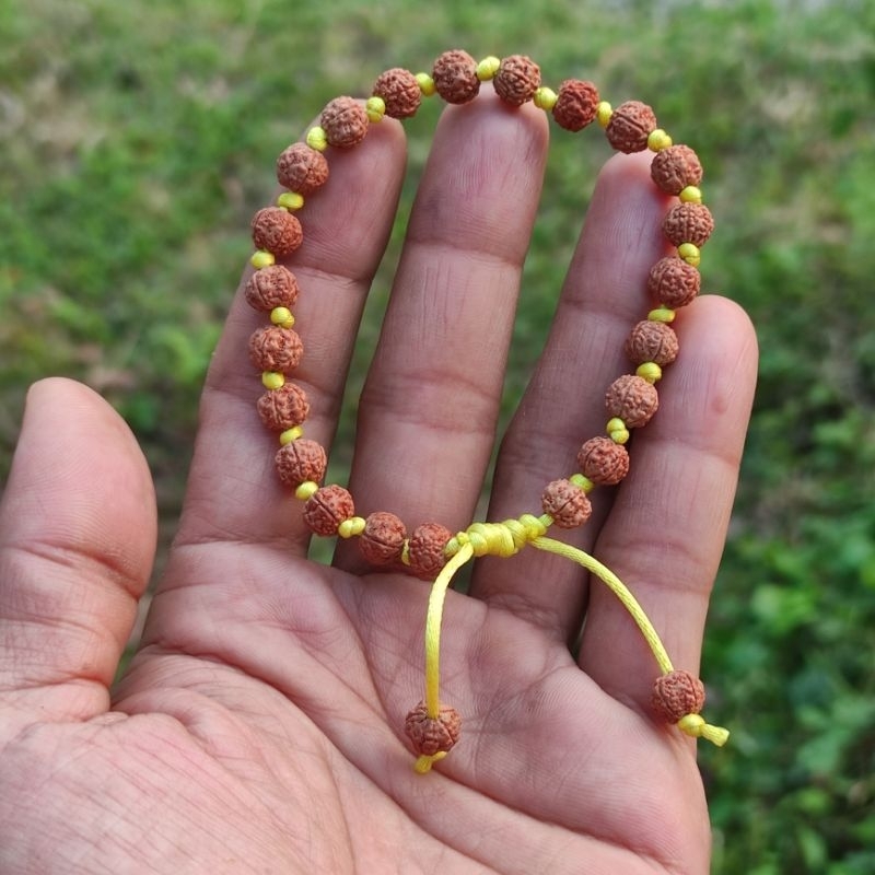 gelang jenitri rudraksha mukhi 5 small size
