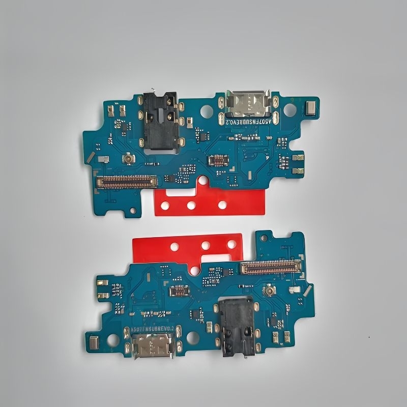 Flexible Konektor Cas Mic Hf + IC Samsung A50S A507 Board Charger Papan Cas Samsung A50S Original Fu