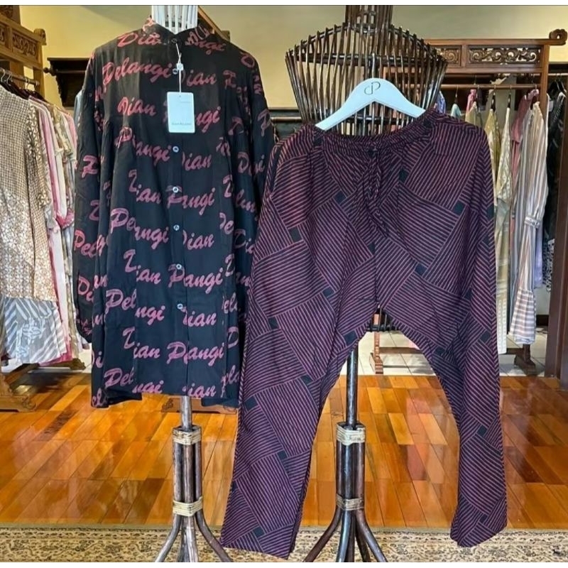 MADISA ONESET/DIAN PELANGI ORIGINAL/SETELAN RAYON/PREMIUM/ALLSIZE/TUNIK WANITA/BLOUSE WANITA/BAJU WA