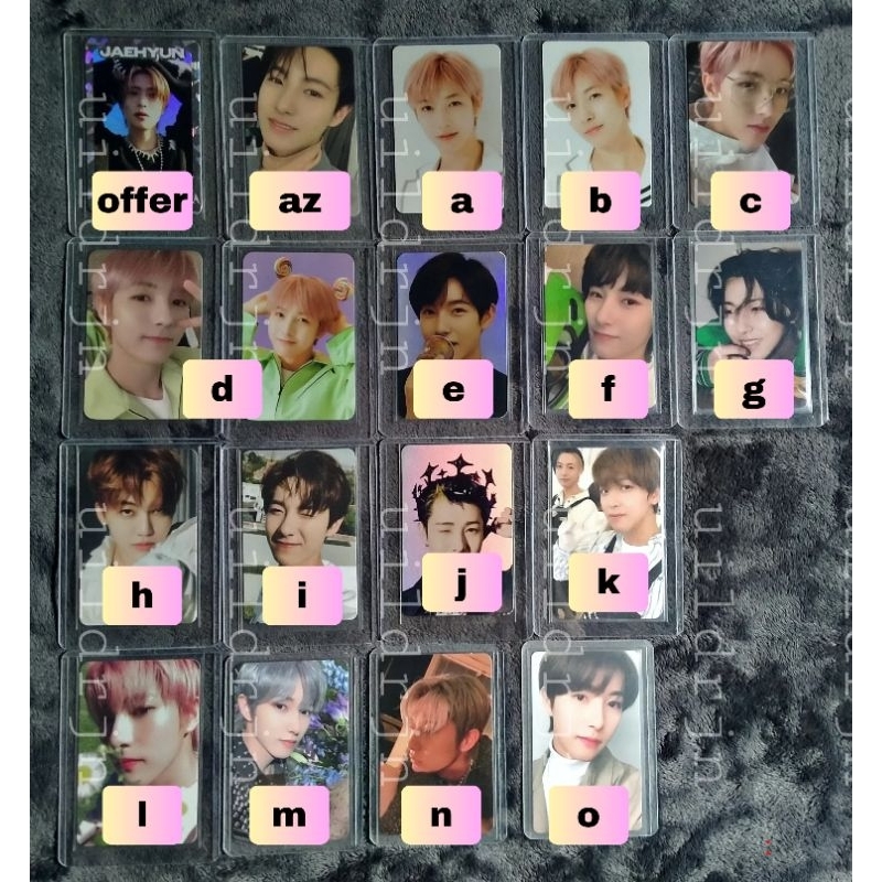 pc renjun b2s cimol ppsg21 gojek binder hotsa jaemin dagu wink glimo holo renhyuck tumbler candylab 
