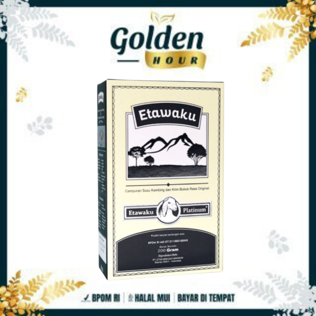 

ETAWAKU Platinum // Paket 1 Box Susu Kambing Atasi Nyeri Sendi Sesak Nafas Etawaku Platinum