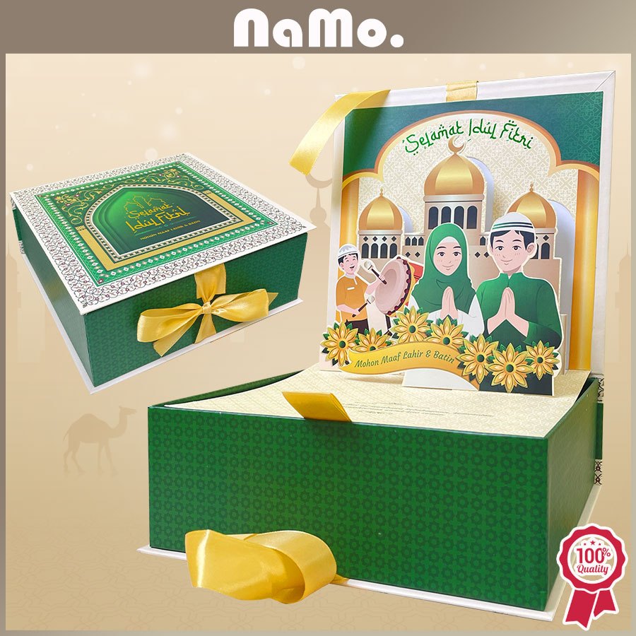 

Namo Gift - Box Hampers Idul Fitri / Box Pop Up Idul Fitri 2025