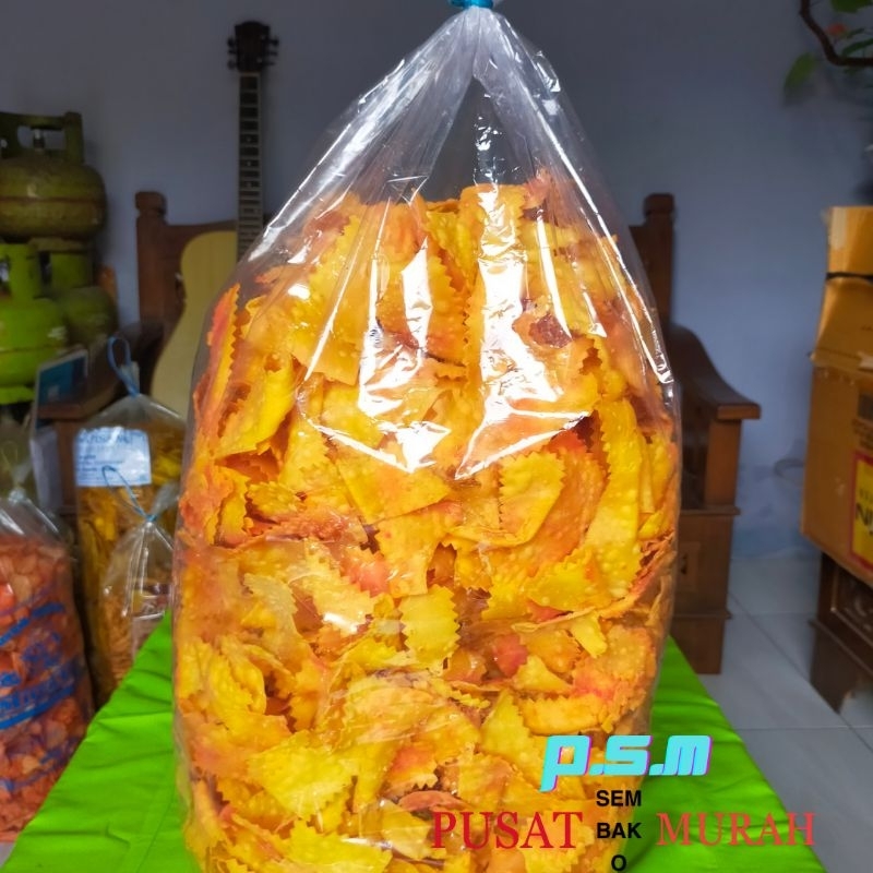 

kripik waloh gurih manis kemasan/250gr