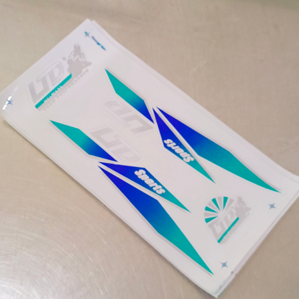 Stiker helm LTD stiker set untuk helm Stiker LTD Sport