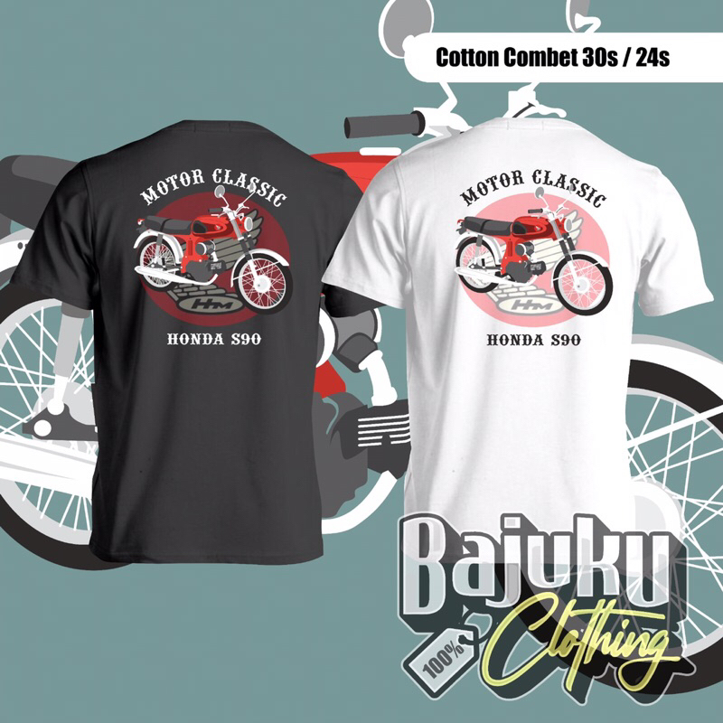Kaos Motor klasik Honda s90