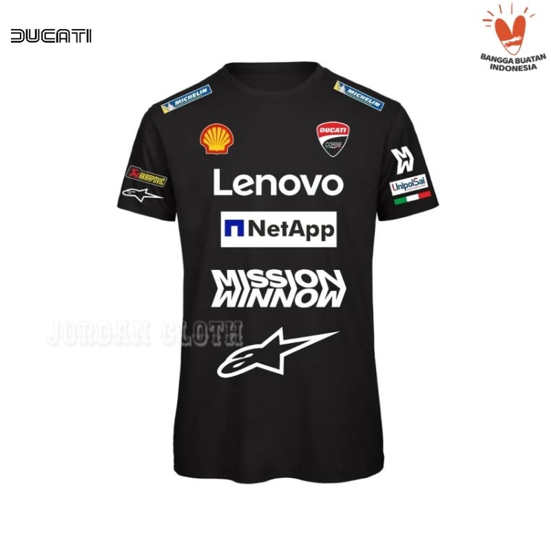 Tshirt Baju Kaos Team Ducati Moto Gp Racing