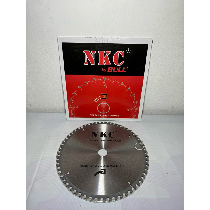 mata gergaji kayu 12 inch nkc / mata gergaji kayu 12x60t nkc / mata gergaji mitter saw kayu tct 12 i