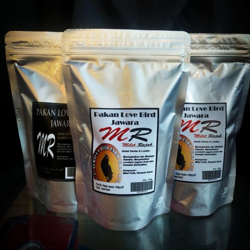 Pakan MR/ Milet Rajah/ Pakan Lovebird Lomba/ Pakan Lovebird Jawara