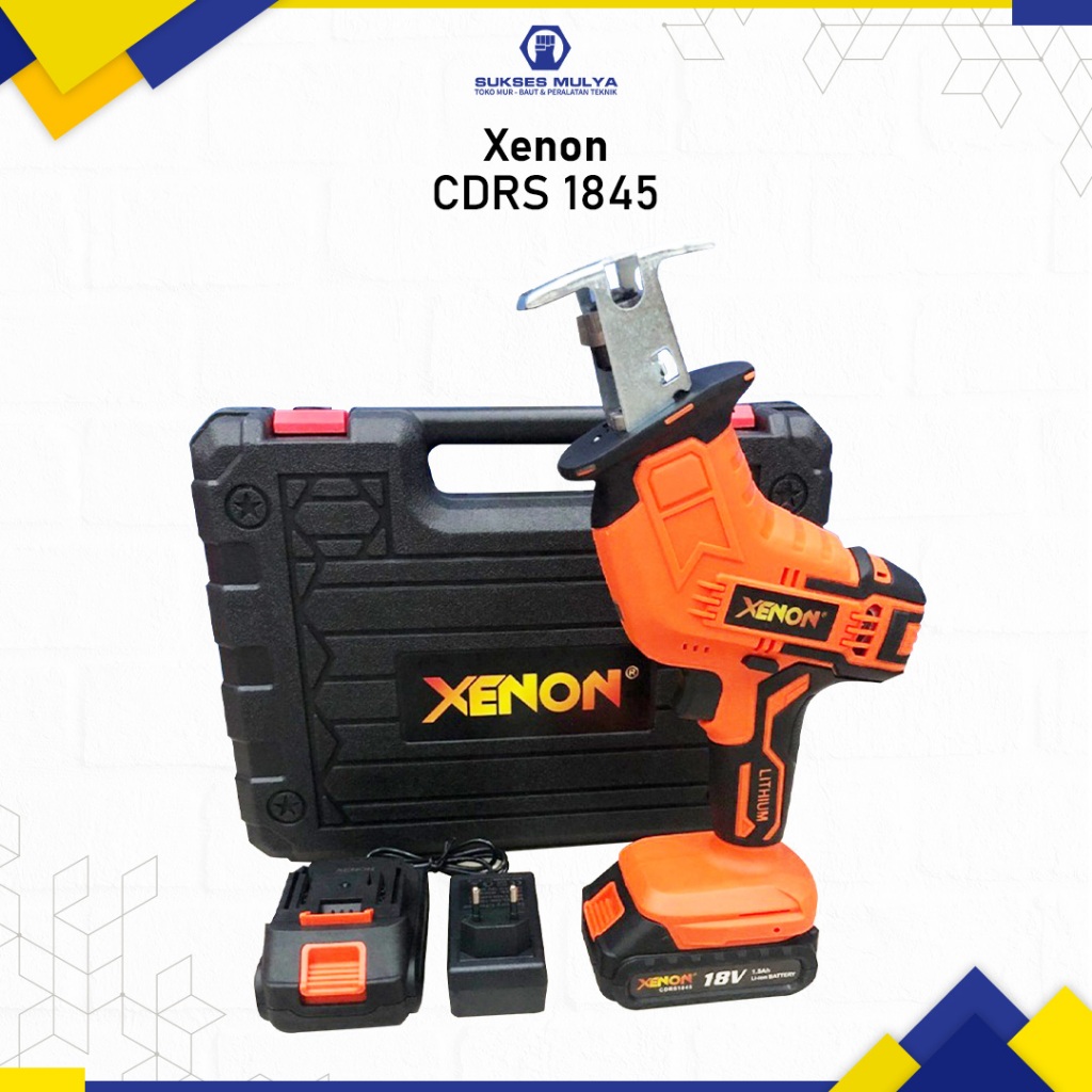 CDRS1845 xenon CDRS 1845 mesin reciprocating saw cordless gergaji dc