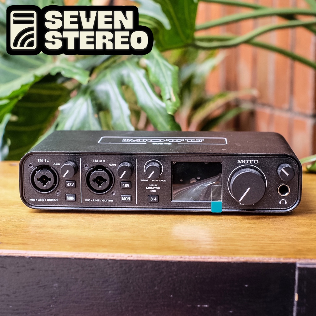 MOTU M4 - 4 in 4 out Audio Interface Type C with ESS Sabre32 Ultra DAC - Soundcard