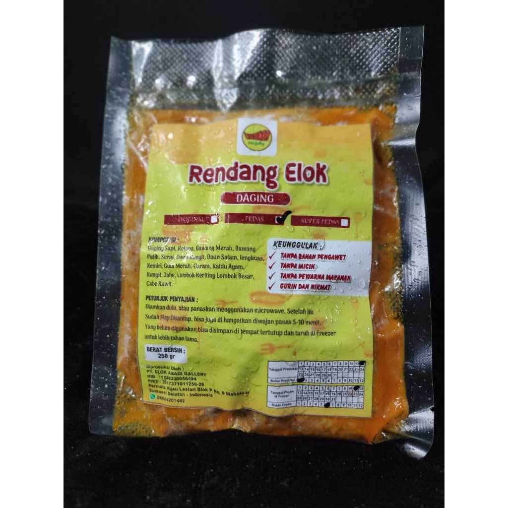 

Rendang Elok Daging ( Pedas )