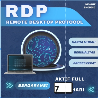 RDP Windows 7 Hari FULL GARANSI