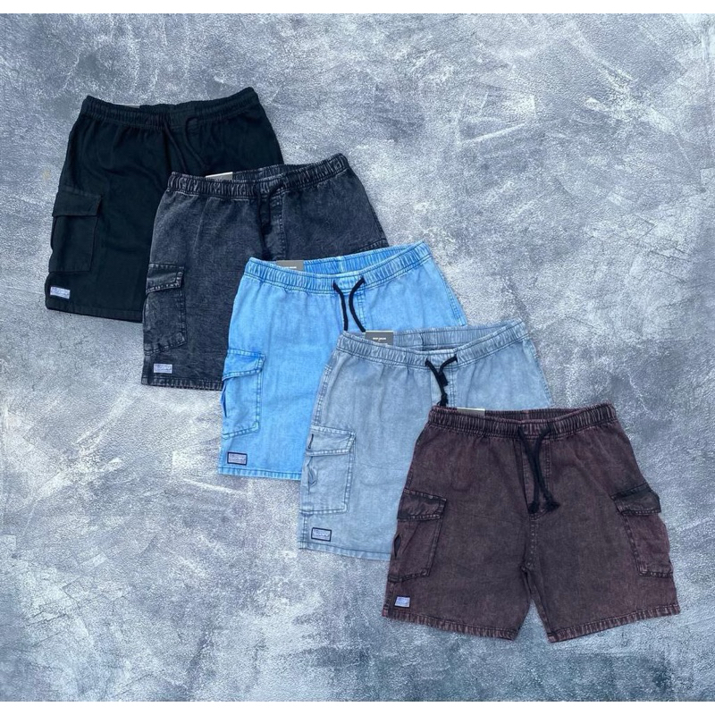 Celana Kolor Kargo Pendek Pria | Outfit Kekinian | Boxer