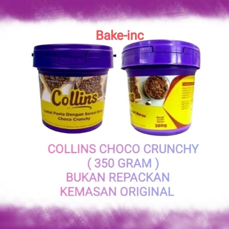 

Belanja Hore Bakeinc Collins Choco Crunchy 35 gram kemasan Ori bukan repack