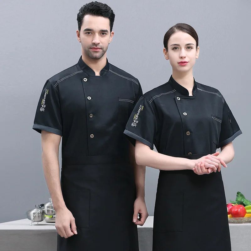 baju chef jacket chef unisex