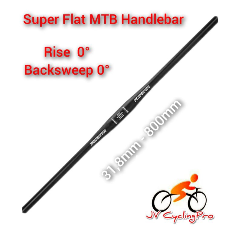 handlebar MTB flat super flatbar stang MTB lurus panjang 800mm
