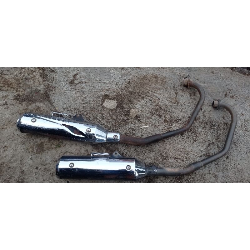 Knalpot Honda Tiger Revo Tirev original copotan second