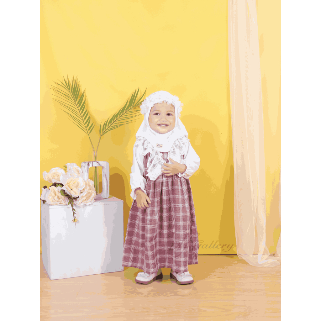 Gamis Anak Perempuan Donita Dress Pesta Kondangan Maxi Dress Kekinian | Premium Termurah | gamis mus