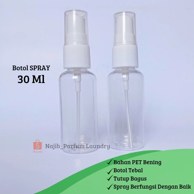 Botol Spray 30 ml/Botol Spray Plastik 30 ml/Botol Plastik Kosong 30 ml