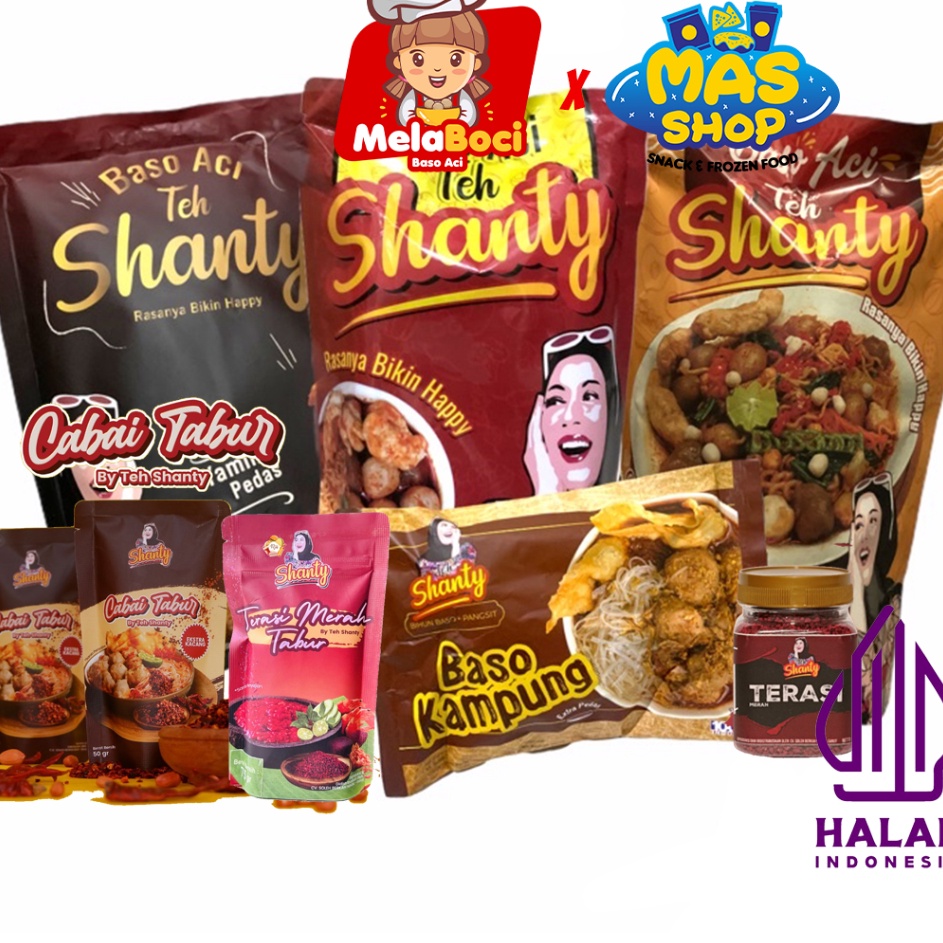 

Kirim sekarang Teh Shanty Baso Aci original boci yamin teh shanty Khas Garut Tulang Rangu Pedas all varian Baso kampung nyemek