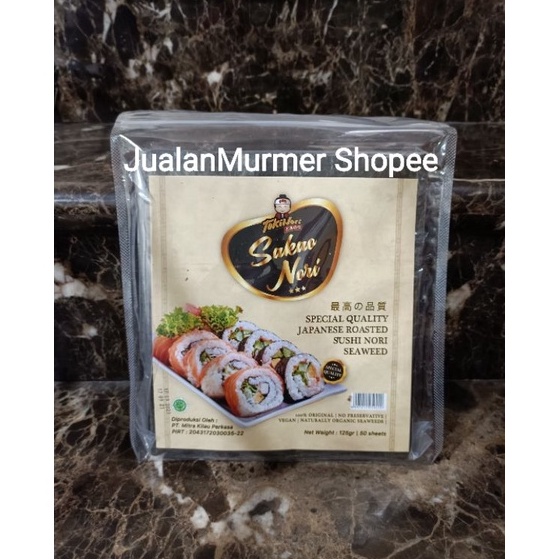 

Lariza Sakao Sushi Nori 5 Lembar
