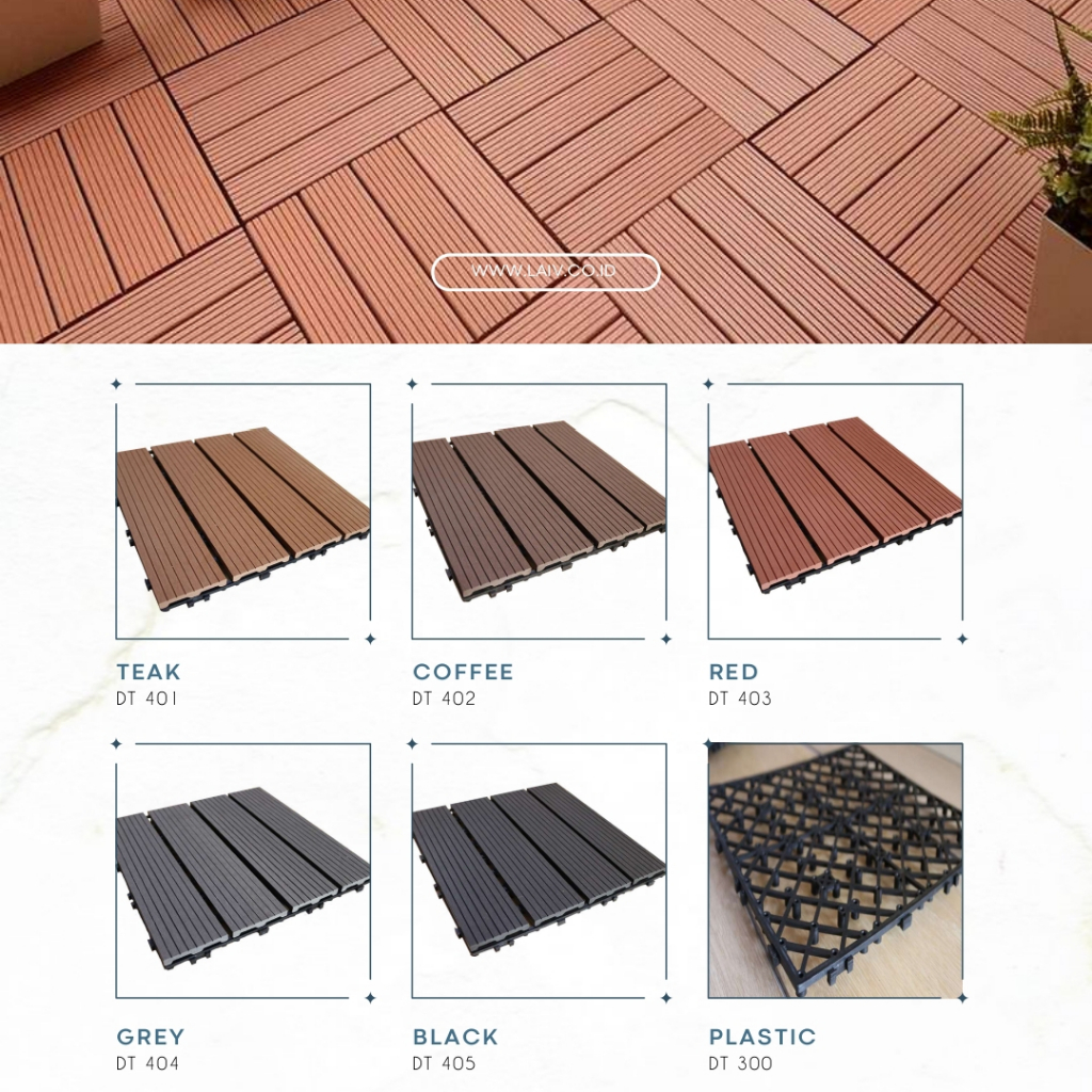 Decking Tile WPC Kayu