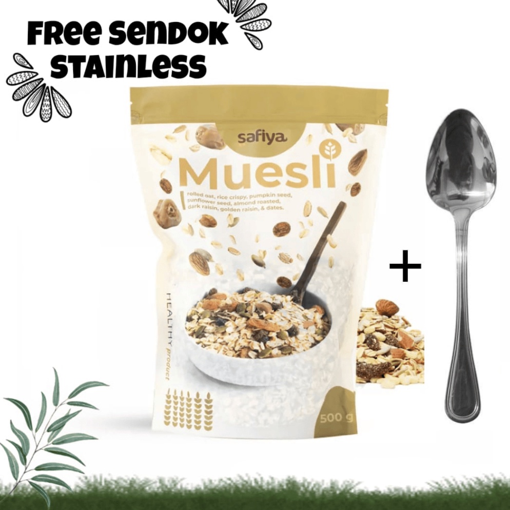 

Untuk Anda Muesli Muesly Muesli Sereal SafiyaSereal Muesli Dried Fruit Mix 1 Kg Safiya Sereal Makanan Ringan Sereal Diet Sehat Alami Oatmeal