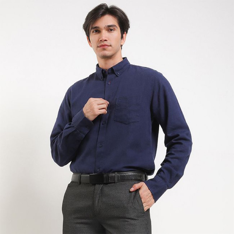 Kemeja Lengan Panjang Pria Hush Puppies Original - Ornao