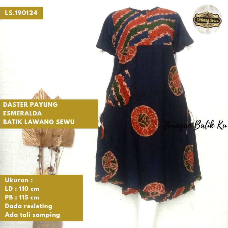 DASTER PAYUNG ESMERALDA BATIK LAWANG SEWU - outfit harian