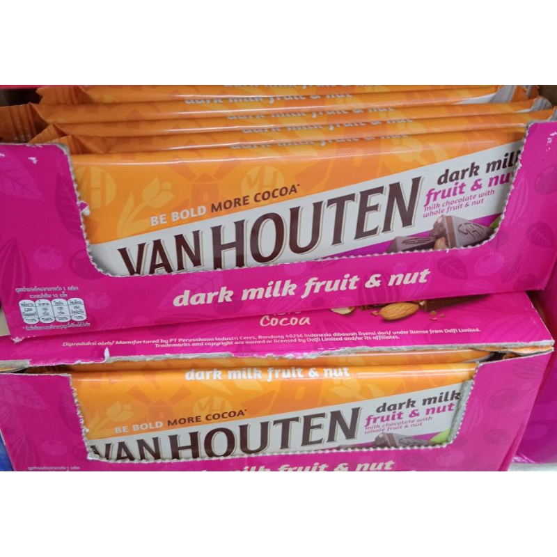 

Van Houten Dark Milk Fruit & Nut 40g