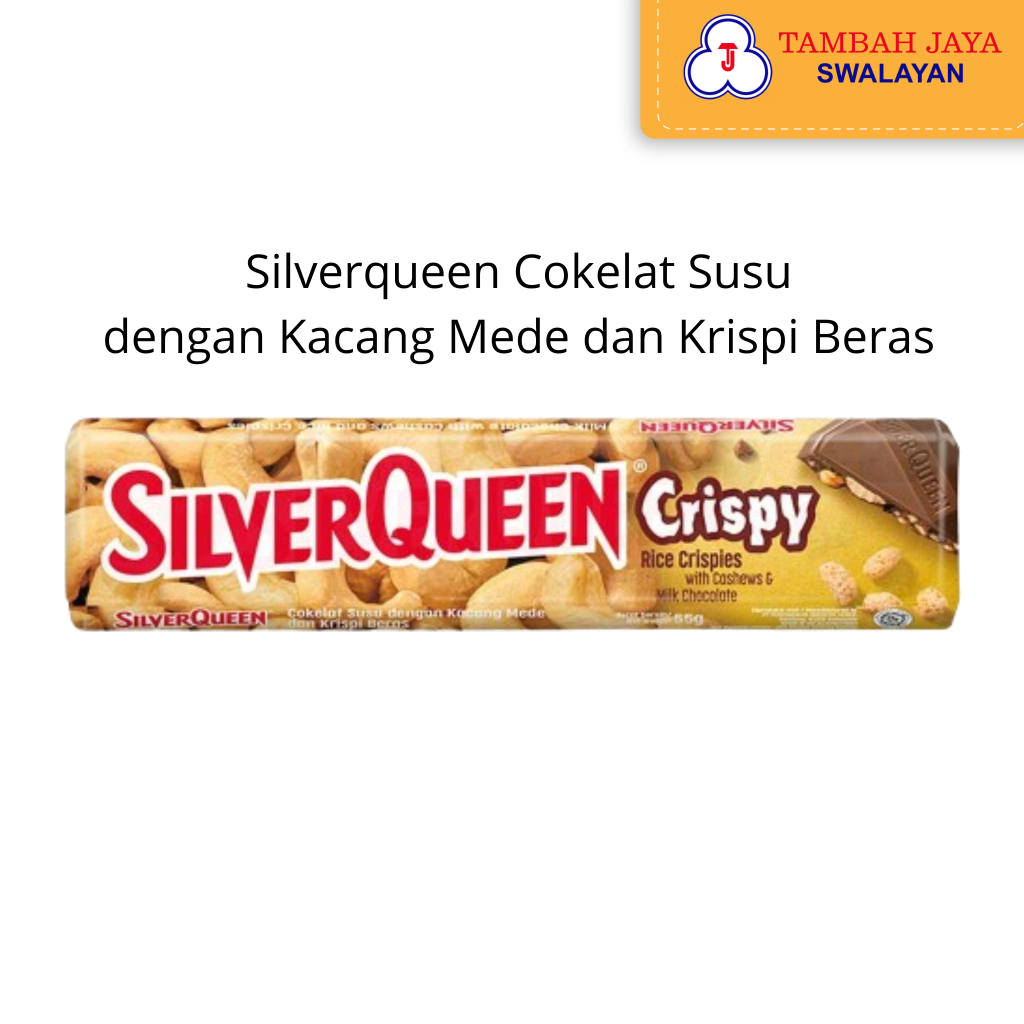 

SilverQueen Chocolate Rice Crispy With Cashew 55gr