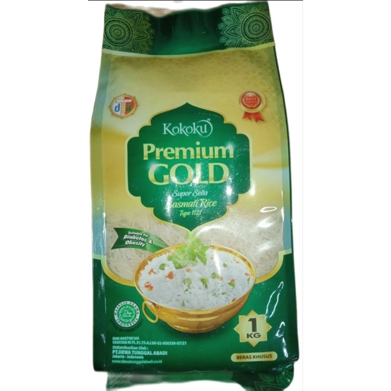

KOKOKU PREMIUM GOLD BASMATI 1Kg