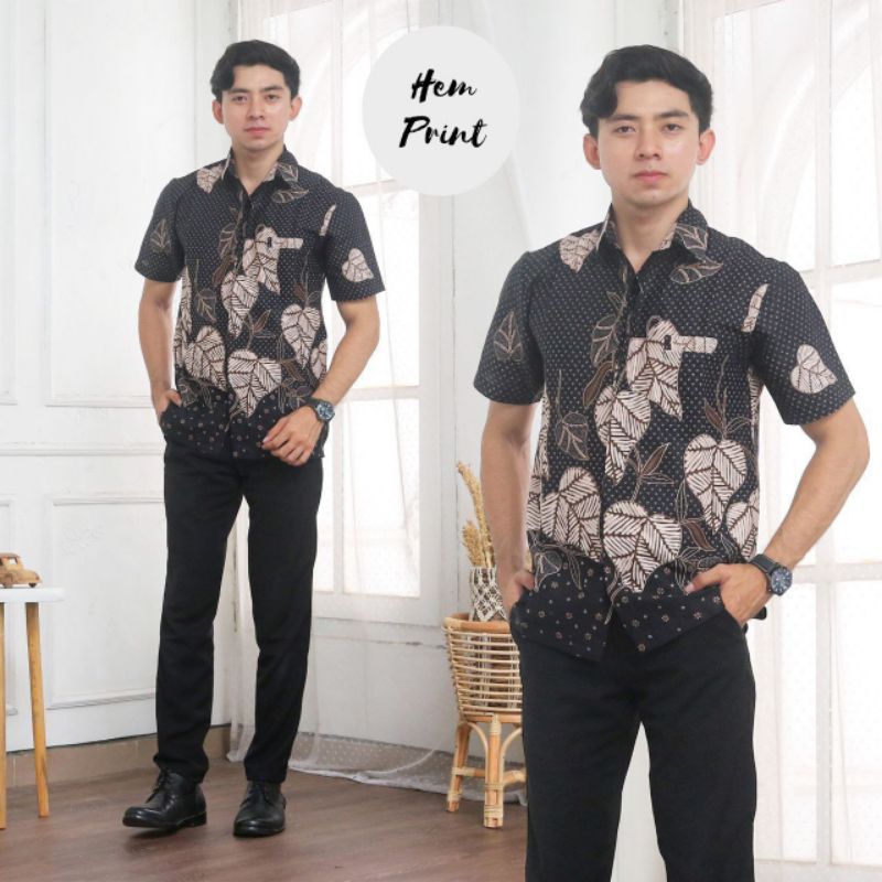 hem batik/kemeja batik peria/batik printing