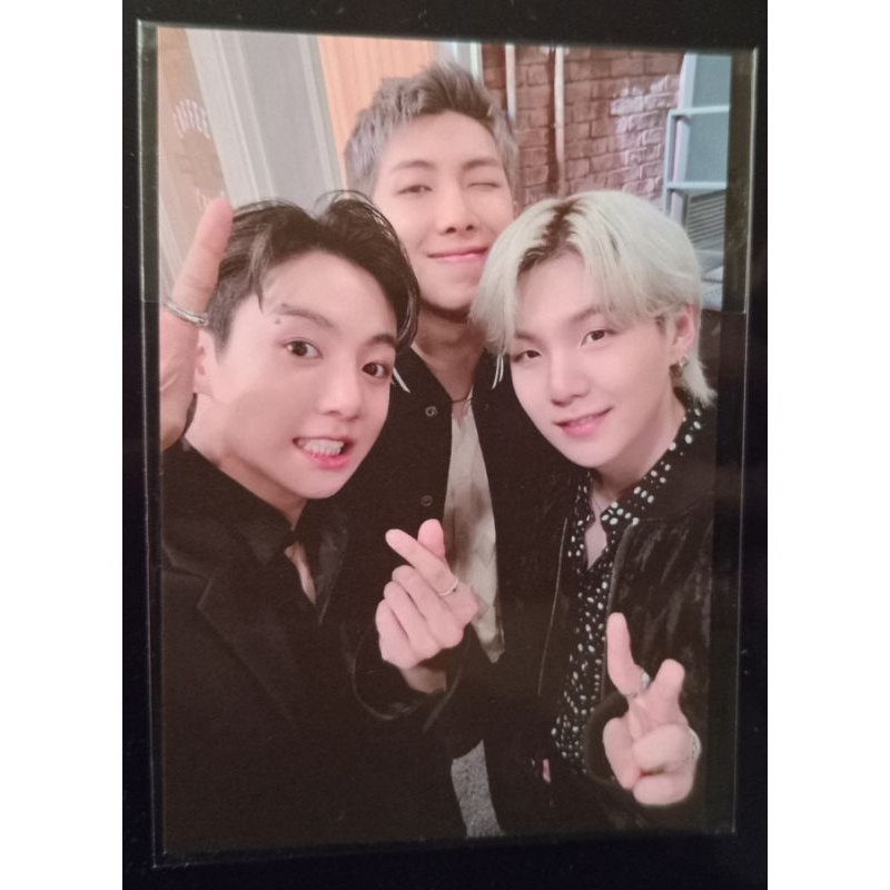 BTS - Jungkook, RM, dan Suga unit pc (fleece hoodie ptd on stage pc)