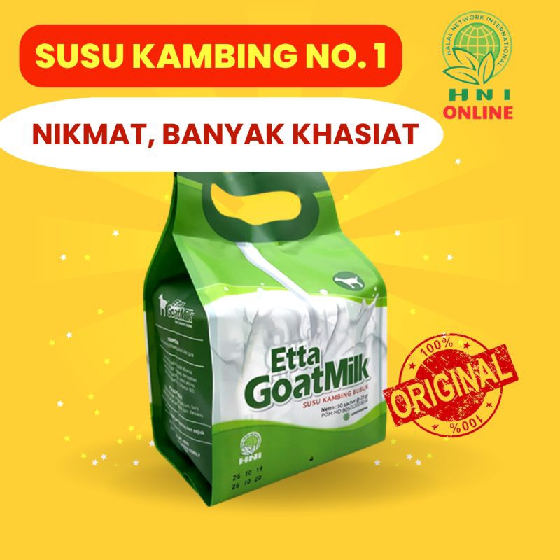 

SUSU KAMBING TERBAIK ETTA GOAT MILK EGM HNI - COCOK SEMUA USIA - TERAPI ASMA, MASALAH PERNAFASAN