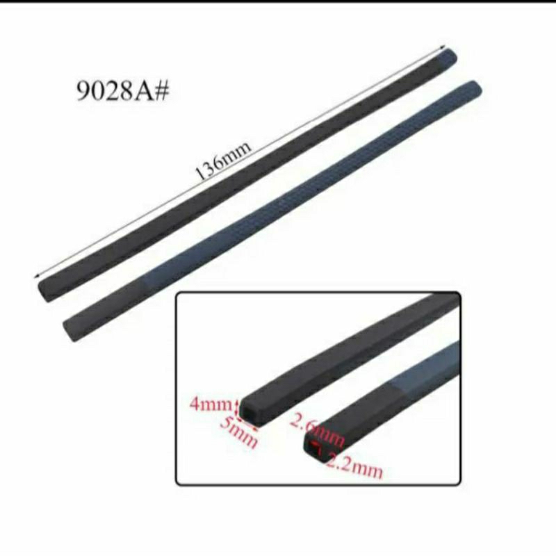 Karet Tangkai Batang Gagang Kacamata hitam